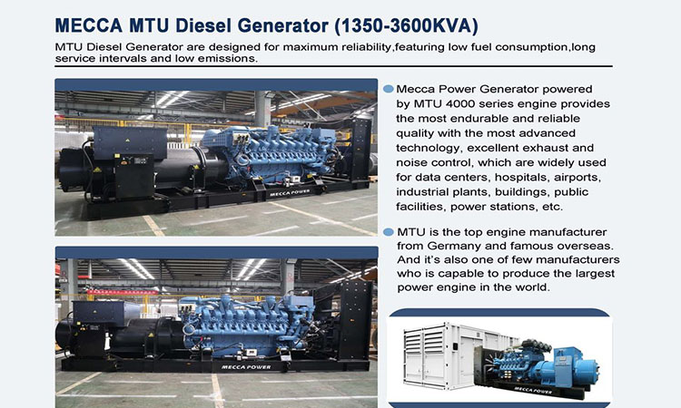 Mecca MTU Series 4000 Diesel Generator 1350-3600KVA